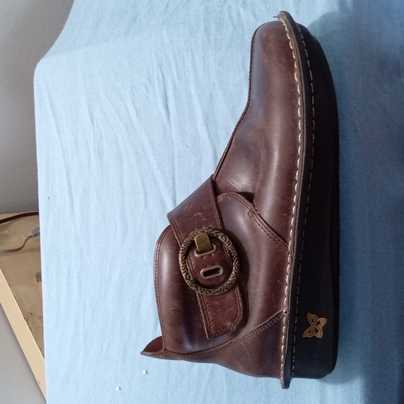 Allegria brown leather booties - Picture 2 of 4